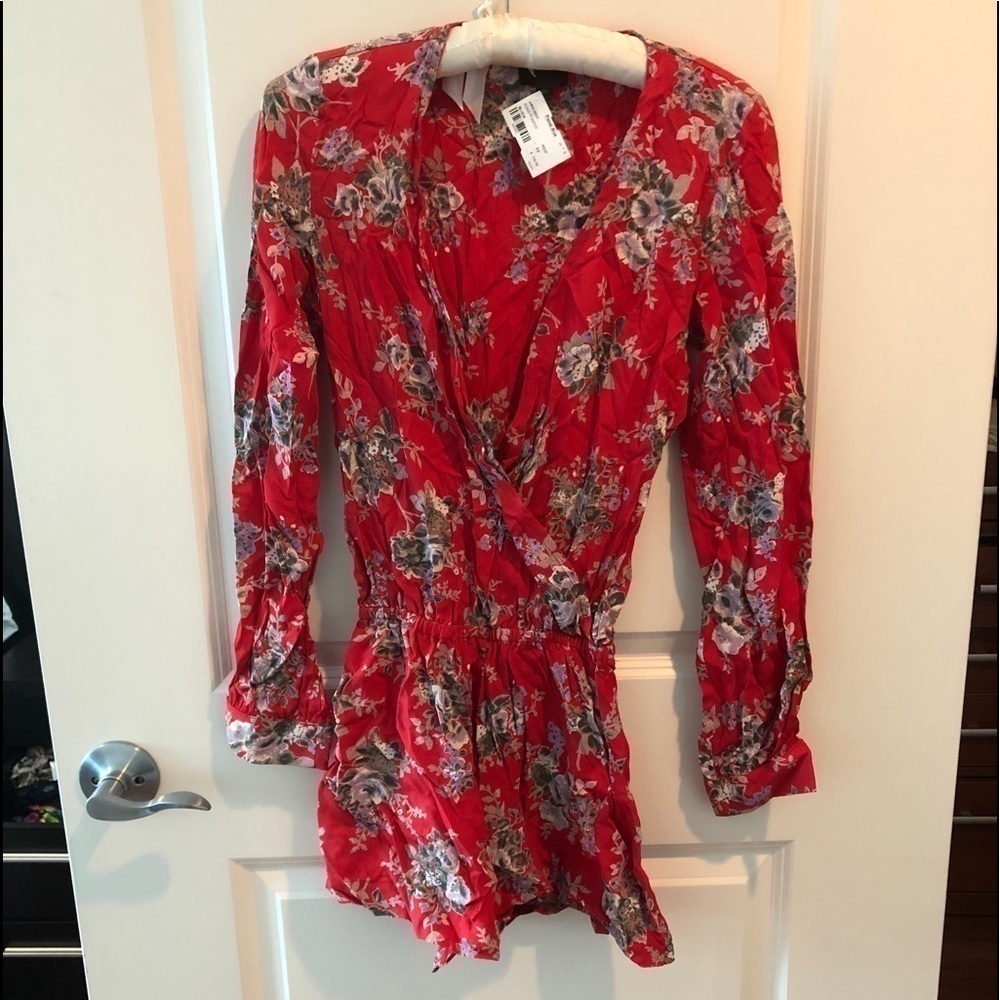 Planet Blue Blu Moon Boho Romper Size XS